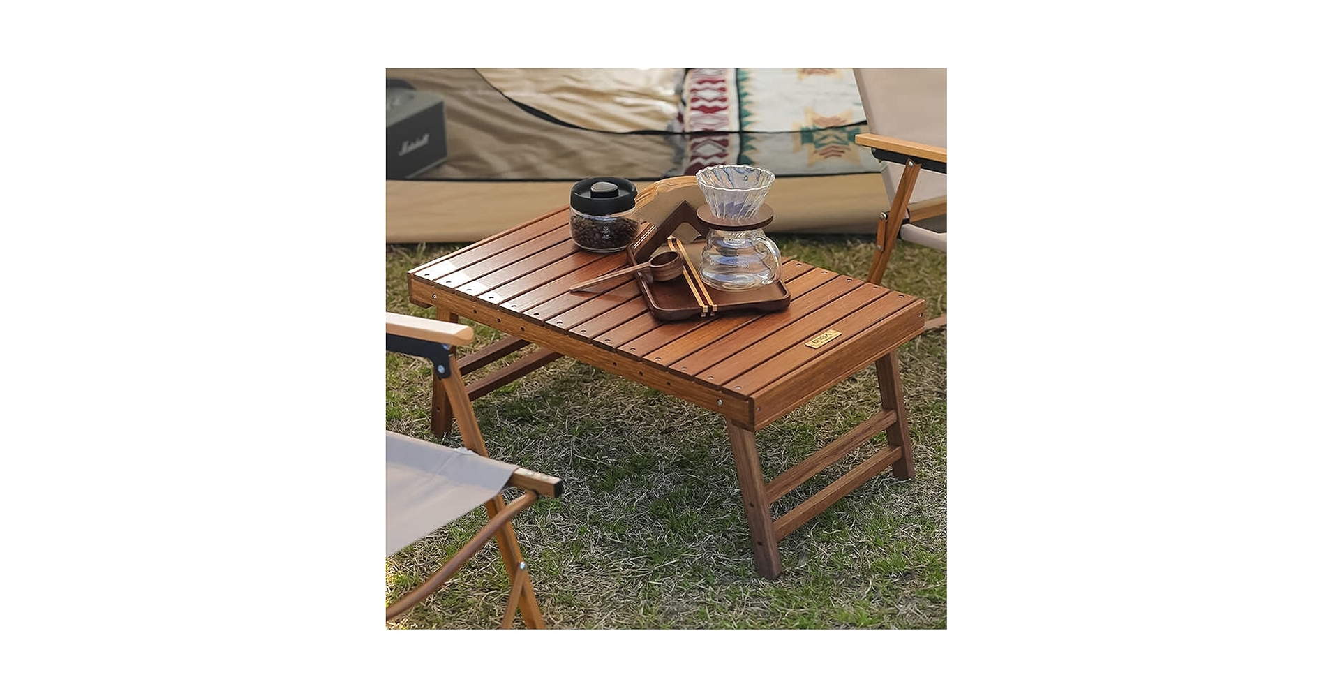 ⭐️ 【訳あり】小型折りたたみテーブル 調節可能 キャンプ ピクニックテーブル Amazon | アウトドア テーブル キャンプ用品 ミニローテーブル